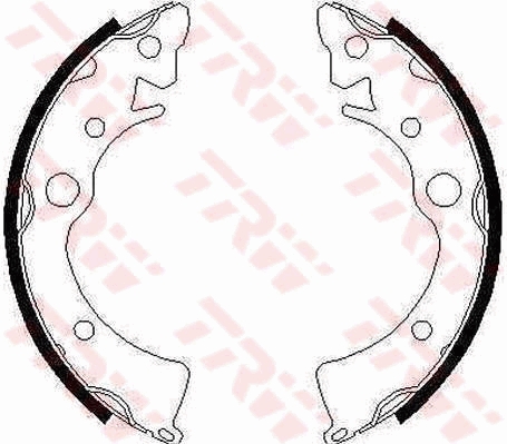 Kit ganasce freno TRW GS6210