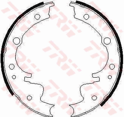 Kit ganasce freno TRW GS6220