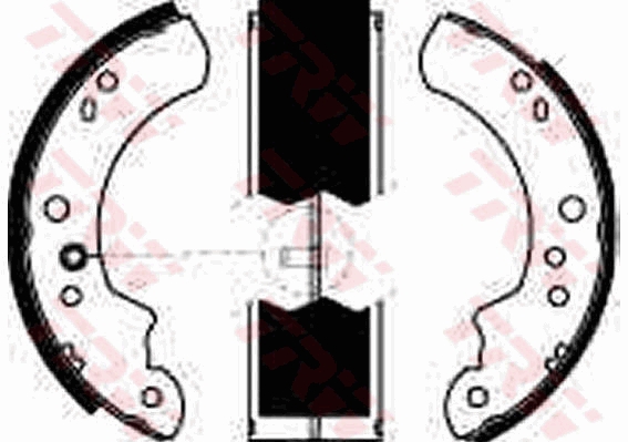 Kit ganasce freno TRW GS6223