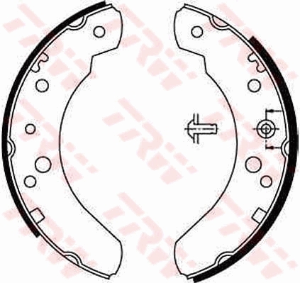 Kit ganasce freno TRW GS6224