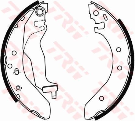 Kit ganasce freno TRW GS6246