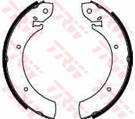 Kit ganasce freno TRW GS6250