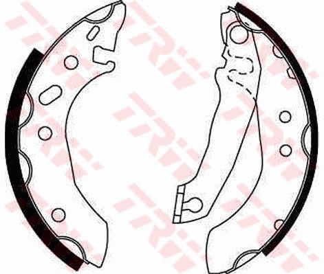 Kit ganasce freno TRW GS6253