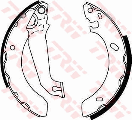 Kit ganasce freno TRW GS6254