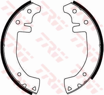 Kit ganasce freno TRW GS8018
