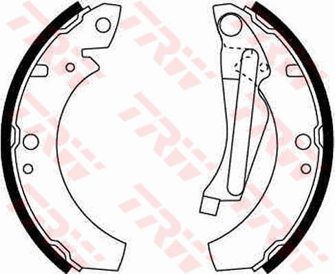 Kit ganasce freno TRW GS8066