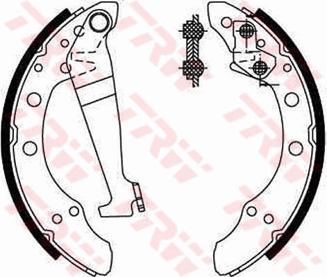 Kit ganasce freno TRW GS8092