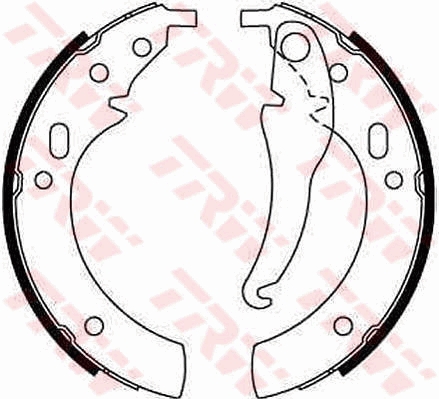 Kit ganasce freno TRW GS8094