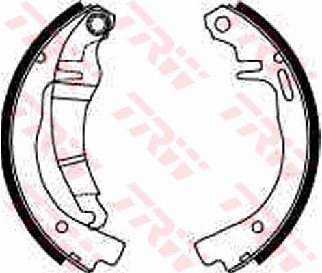 Kit ganasce freno TRW GS8144