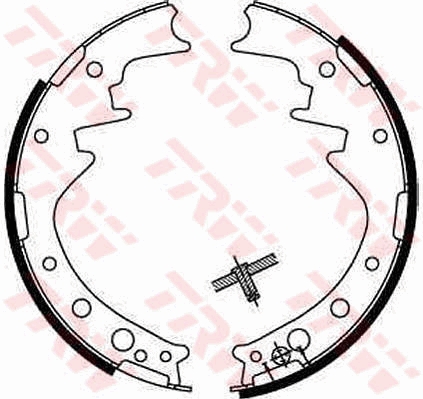 Kit ganasce freno TRW GS8170
