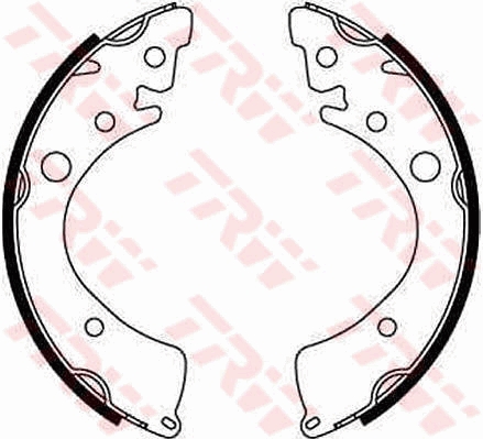 Kit ganasce freno TRW GS8201