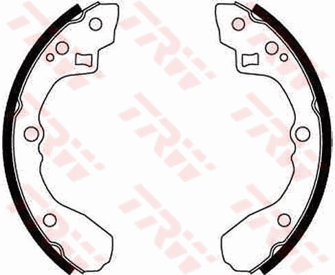 Kit ganasce freno TRW GS8205