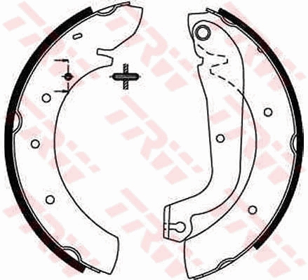 Kit ganasce freno TRW GS8207