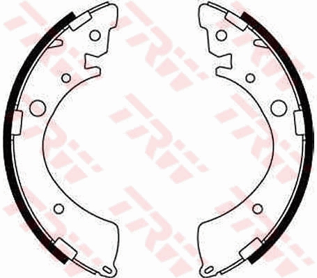 Kit ganasce freno TRW GS8245