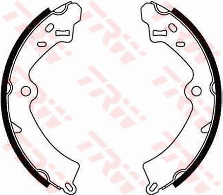 Kit ganasce freno TRW GS8278