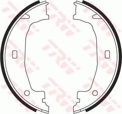 Kit ganasce, freno stazionamento TRW GS8432