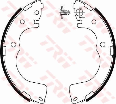 Kit ganasce freno TRW GS8435