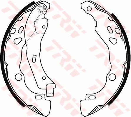 Kit ganasce freno TRW GS8455