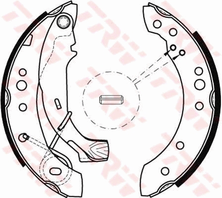Kit ganasce freno TRW GS8467