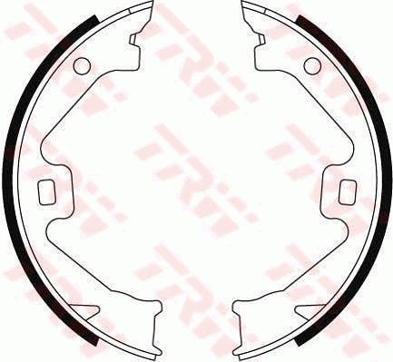 Kit ganasce, freno stazionamento TRW GS8469