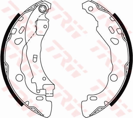 Kit ganasce freno TRW GS8474