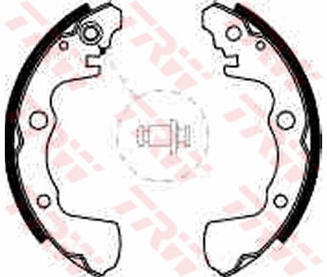 Kit ganasce freno TRW GS8508