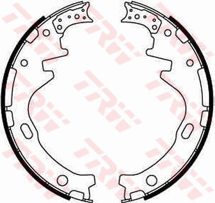 Kit ganasce freno TRW GS8515