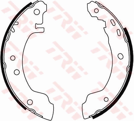 Kit ganasce freno TRW GS8529