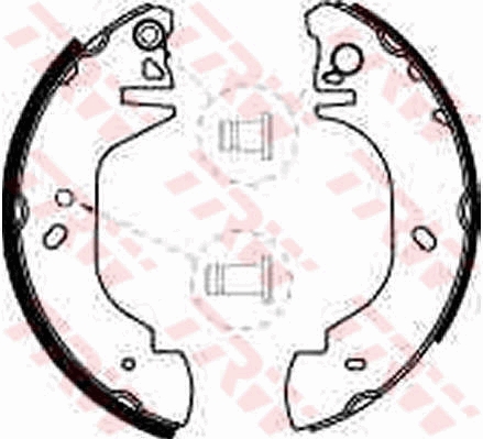 Kit ganasce freno TRW GS8539