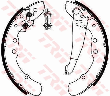 Kit ganasce freno TRW GS8544
