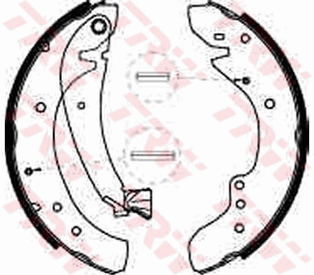 Kit ganasce freno TRW GS8545