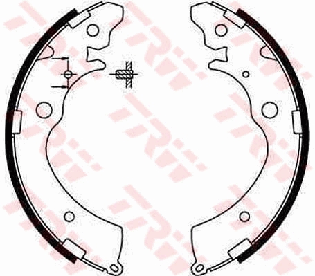 Kit ganasce freno TRW GS8559