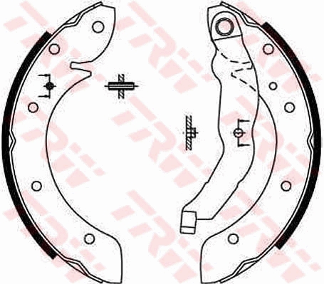 Kit ganasce freno TRW GS8567