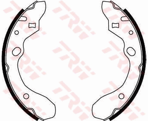 Kit ganasce freno TRW GS8582