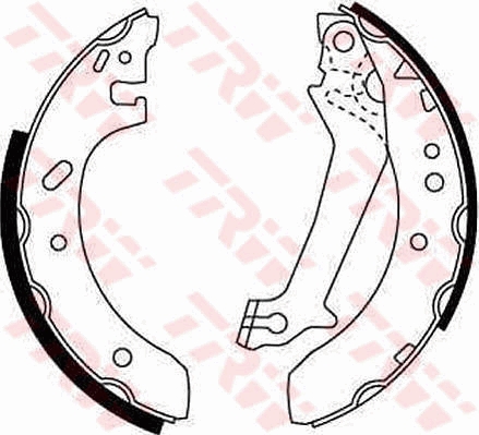 Kit ganasce freno TRW GS8607