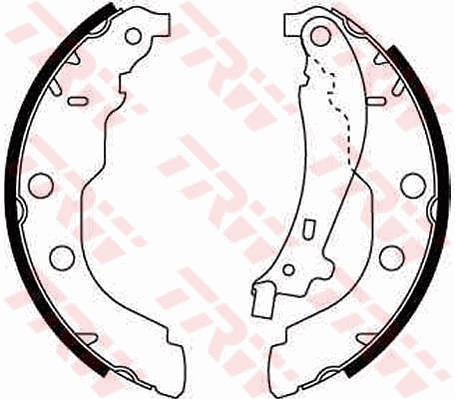 Kit ganasce freno TRW GS8617