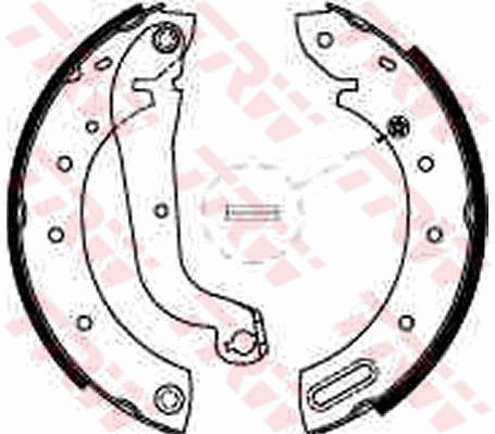 Kit ganasce freno TRW GS8625