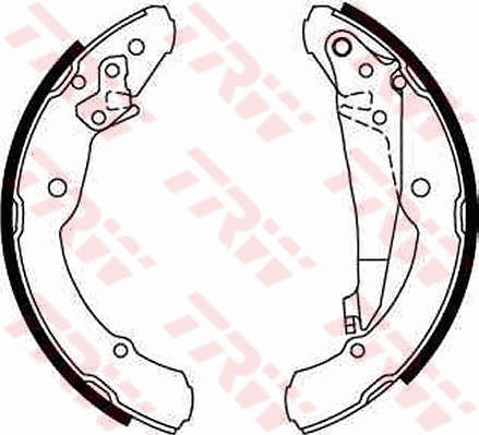 Kit ganasce freno TRW GS8639