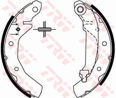 Kit ganasce freno TRW GS8646