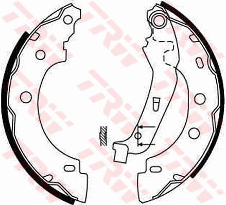 Kit ganasce freno TRW GS8650