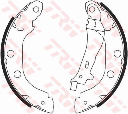 Kit ganasce freno TRW GS8655