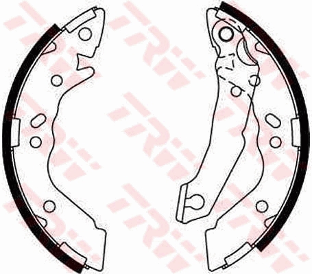 Kit ganasce freno TRW GS8658