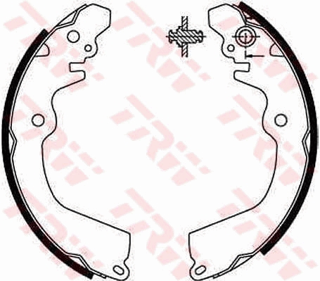Kit ganasce freno TRW GS8666