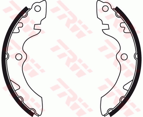 Kit ganasce, freno stazionamento TRW GS8735
