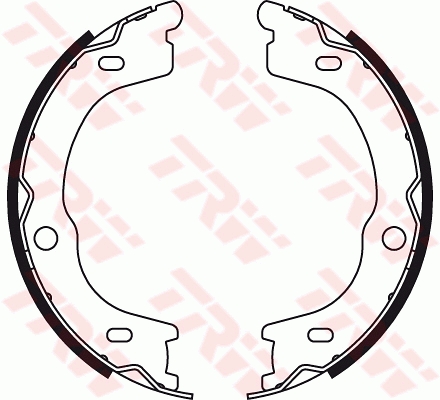 Kit ganasce, freno stazionamento TRW GS8784