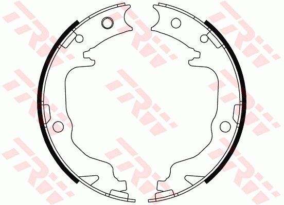 Kit ganasce, freno stazionamento TRW GS8804