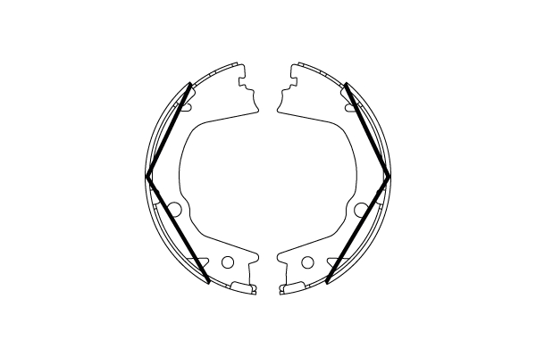 Kit ganasce, freno stazionamento TRW GS8859