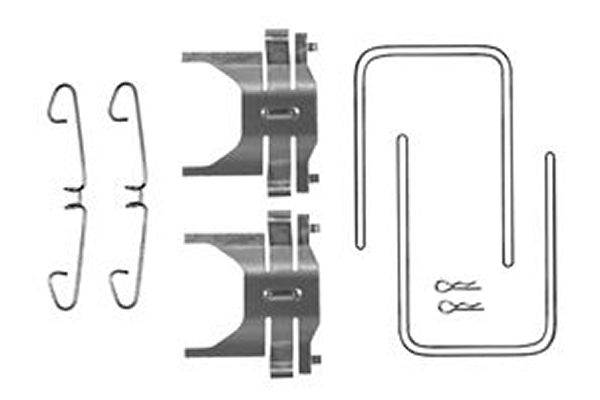 Kit accessori, pastiglia freno TRW PFK115