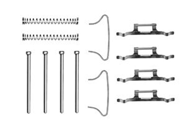 Kit accessori, pastiglia freno TRW PFK135