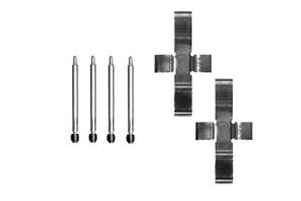 Kit accessori, pastiglia freno TRW PFK168
